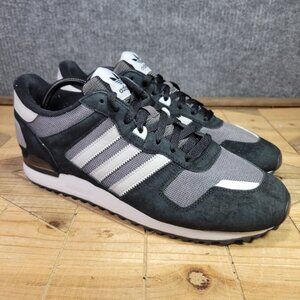 Adidas‎ Originals ZX700 Men's Sneakers Size 12, Black/White, Suede Shoes Casual